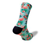 Jungle Socks Chaussettes de sport longues colorées et amusantes pour hommes et femmes, pour le CrossFit, le cyclisme, la course à pied, le VTT. Conçu en Europe. 39-42 EU.