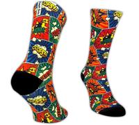 Jungle Socks Chaussettes de sport longues colorées et amusantes pour hommes et femmes, pour le CrossFit, le cyclisme, la course à pied, le VTT. Conçu en Europe. 35-38 EU.