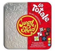 Jungle speed la totale - totem bois 140 cartes (classiques et fluo) - coffret boite metal - set jeu societe ambiance et carte