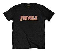 Jungle - T-Shirt # XXL Unisex Black # Colour Logo [Import]