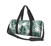 Jungle Tropicale, modèle sans Couture avec Feuilles de Palmier, Sac de Voyage de Grande capacité, Sac à Main Rond, Sac de Voyage de Sport, fourre-Tout, Sac de Fitness