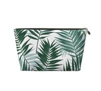 Jungle Tropicale, modèle sans Couture avec Feuilles de Palmier, Trousse de Maquillage Trousse à cosmétiques Trousse de Toilette de Voyage Portable Pochette de Toilette
