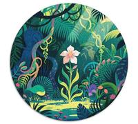 Jungle Tropicale Puzzle 1000 Pièces Divertissement Créatif De l'art De La Décoration Illustration Jeu Éducatif Challenge Toy Adultes & Enfants des 14 Ans 1000pcs (67.5x67.5cm)