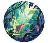 Jungle Tropicale Puzzle 1000 Pièces Divertissement Créatif De l'art De La Décoration Illustration Jeu Éducatif Challenge Toy Adultes & Enfants des 14 Ans 1000pcs (67.5x67.5cm)
