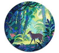 Jungle Tropicale Puzzle 1000 Pièces Divertissement Créatif Décoration Intérieure Illustration Jeu Éducatif Challenge Toy Adultes Et Enfants À Partir De 14 Ans 1000pcs (67.5x67.5cm)