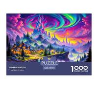 Jungle1000 Pièces Aquarelle Puzzle forêt végétale pour Adultes Jeu D'Intelligence Premium avec Défis Del'art DeLaDécoration 70x50cm/1000pcs