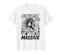 Junglist Massive, Jungle Drum & Bass, DnB Music Rave, D&B T-Shirt