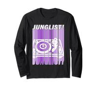 Junglist Music Batterie et Basse Violet Manche Longue