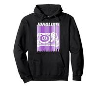 Junglist Music Batterie et Basse Violet Sweat à Capuche
