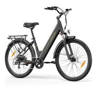 Junglor Vélo Électrique 27,5", Moteur 250W, Batterie 561.6WH Amovible, Autonomie Jusqu’à 100 km, 7 Vitesses, Écran LCD, 25 km/h, Charge Max 120 kg, Modèle Mixte E-Bike