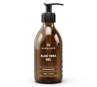 "junglück - Gel à l'aloe vera - contient 95% d'aloe vera bio - flacon en verre brun - soin hydratant pour une peau saine et belle - naturel/durable/fabriqué en Allemagne - 250 ml"