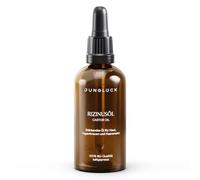 JUNGLÜCK Huile de ricin bio 50 ml - Végétalien | Huile naturelle 100 % pure pressée à froid revitalise et retient efficacement l'humidité et les principes actifs | Soin nourrissant pour le visage, les