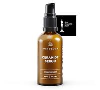 JUNGLÜCK Sérum en céramique végétalien - Sérum crémeux pour le visage - Nourrit la peau sèche et irritée et réduit les rougeurs - Protège efficacement et naturellement la barrière cutanée