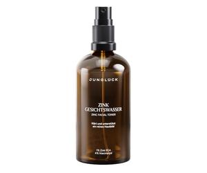 JUNGLÜCK Spray tonique au zinc - Vegan - Nettoyant pour le visage avec extrait de prêle bio - Régule la production de sébum et clarifie votre peau en profondeur - Avec zinc et niacinamide - 100 ml