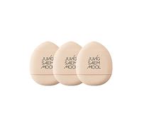[JUNGSAEMMOOL OFFICIAL] Skinny Tap Puff (3pcs) | Finger Puff | Mini Makeup Puff | Korean Makeup Artist Brand
