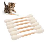 Junhonze 6 PièCes Jouets pour Chats - Coton Tige Geant Jouet Chat | Jouet Herbe A Chat, IdéAl Pour Que Les Chatons Se Fontent Les Dents, Jouent Et MâChouillent