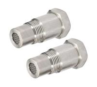 Junhui Capteur D'oxygène de Voiture 2 Pièces, M18 x 1,5 mm Détrompeur Sonde Lambda pour Système d'Échappement de Voiture