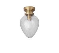 Globen Lighting Plafonnier Juni IP44 Transparent poncé