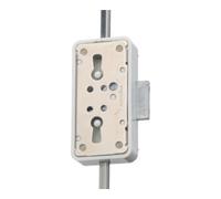 JuNie JuNie Jeu de serrure à tige tournante, 7051, D15/20 plastique, blanc Quantité:1
