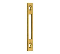 JuNie JuNie Plaque de fermeture pour serrure de meuble 12x60mm 2556 Acier, laiton vieilli Quantité:1