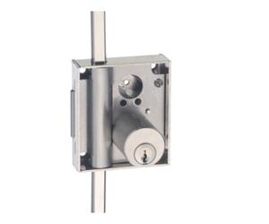 JuNie JuNie Serrure à cylindre à tige tournante Set, 7020 D30, laiton mat, à clé identique Quantité:1