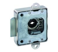 JuNie JuNie Serrure à loquet ASS 1882, D 30 mm, applique métal nickelé droite/gauche Quantité:1