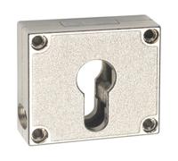 JuNie JuNie Serrure à pêne dormant 7445,D 25mm pour cylindre profilé Métal nickelé, dessus Quantité:1