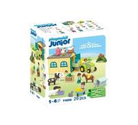 Playmobil 123 Farm Adventure With Tractor Trailer And Animals Construction Game