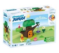Junior 71693 Winnie l'ourson et Porcinet avec cabane, 17 pieces, Junior & Disney, Des 12 mois Bleu G