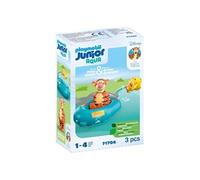 Junior 71704 Tigrou avec canot, Flotte dans l'eau, Jouet pour le bain, Junior & Disney, Des 12 mois