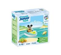 Junior 71707 Mickey avec bateau, Flotte dans l'eau, Jouet pour le bain, Junior & Disney, Des 12 mois