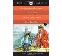 Junior Classic - Book-12 (The Adventures Of Tom Sawyer, Treasure Island, The Swiss Family Robinson, David Copperfield) (Junior Classics)