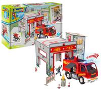 Junior Kit Playset Fire Camion & Fire Station 1:20 Plastique Model Kit Revell
