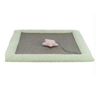 Junior matelas griffoir - TRIXIE - 47 x 47 cm - Gris / Menthe