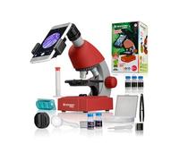 BRESSER JUNIOR Microscope 40x-640x - Couleur: rouge