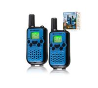 BRESSER JUNIOR Set de 2 Walkies-Talkies avec grande portée jusqu'à 6 km et fonct