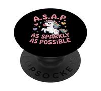 Juniors Clothing Licorne Asap Sparkle Unicorn PopSockets PopGrip Adhésif