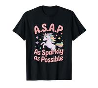Juniors Clothing Licorne Asap Sparkle Unicorn T-Shirt