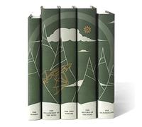 Juniper Books Le Seigneur des Anneaux | Ensemble de livres à couverture rigide à 5 volumes, marchandise personnalisée Dust Jackets | Collection J.R.R. Tolkien | Le Hobbit, la trilogie du Seigneur des