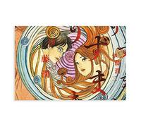Junji Ito 7 Poster sur toile pour chambre à coucher, sport, paysage, bureau, décoration de chambre, cadeau 40 × 60 cm, sans cadre