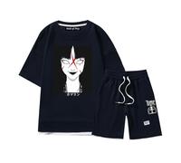 Junji Ito Collection T-Shirt Set Anime Print Casual Sportswear Set Summer Round Neck T-Shirt Drawstring Shorts Tomie Kawakami T-Shirt...