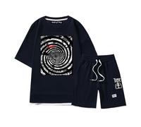 Junji Ito Collection T-Shirt Set Anime Print Casual Sportswear Set Summer Round Neck T-Shirt Drawstring Shorts Tomie Kawakami T-Shirt...
