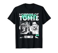 Junji Ito Horror of Tomie High Contrast Panels Horror Manga T-Shirt, Homme, Noir, 3XL