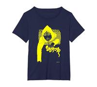 Junji Ito, Maniac, Soichi ver. T-Shirt, Femme Grandes Tailles, Bleu Marine, 2X