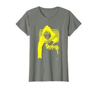 Junji Ito, Maniac, Soichi ver. T-Shirt, Femme, Vert Kaki chiné, XXL