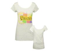 Junk Food Clothing Blanc Adams Chicklets T-shirt à manches courtes Femme