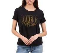 Junk Food Clothing x NFL - Baltimore Ravens - Team Spotlight - Women's Short Sleeve Fan T-Shirt - Size X-Large