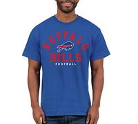Junk Food Clothing x NFL - Buffalo Bills - Classic Team Logo - Unisex Adult Short Sleeve Fan T-Shirt for Men and Women - Size X-Large