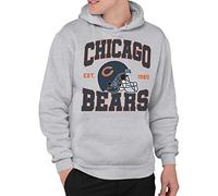 Junk Food Clothing x NFL - Chicago Bears - Casque d'équipe - Pull à Capuche Unisexe Adulte en Polaire pour Homme et Femme - Taille XXL