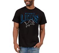 Junk Food Clothing x NFL - Detroit Lions - Bold Logo - Unisex Adult Short Sleeve Fan T-Shirt for Men and Women - Size Medium